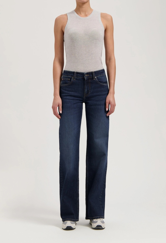 MUD JEANS || Jean Cleo Mid Loose - Rustic Blue