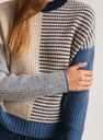 [TWO-W25W-86564-XS] TWOTHIRDS | Pull Tubai - Blue block Colour (-XS-)