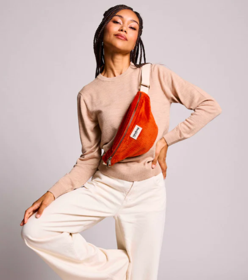 HindBag | Banane Olivia - Velours Brique