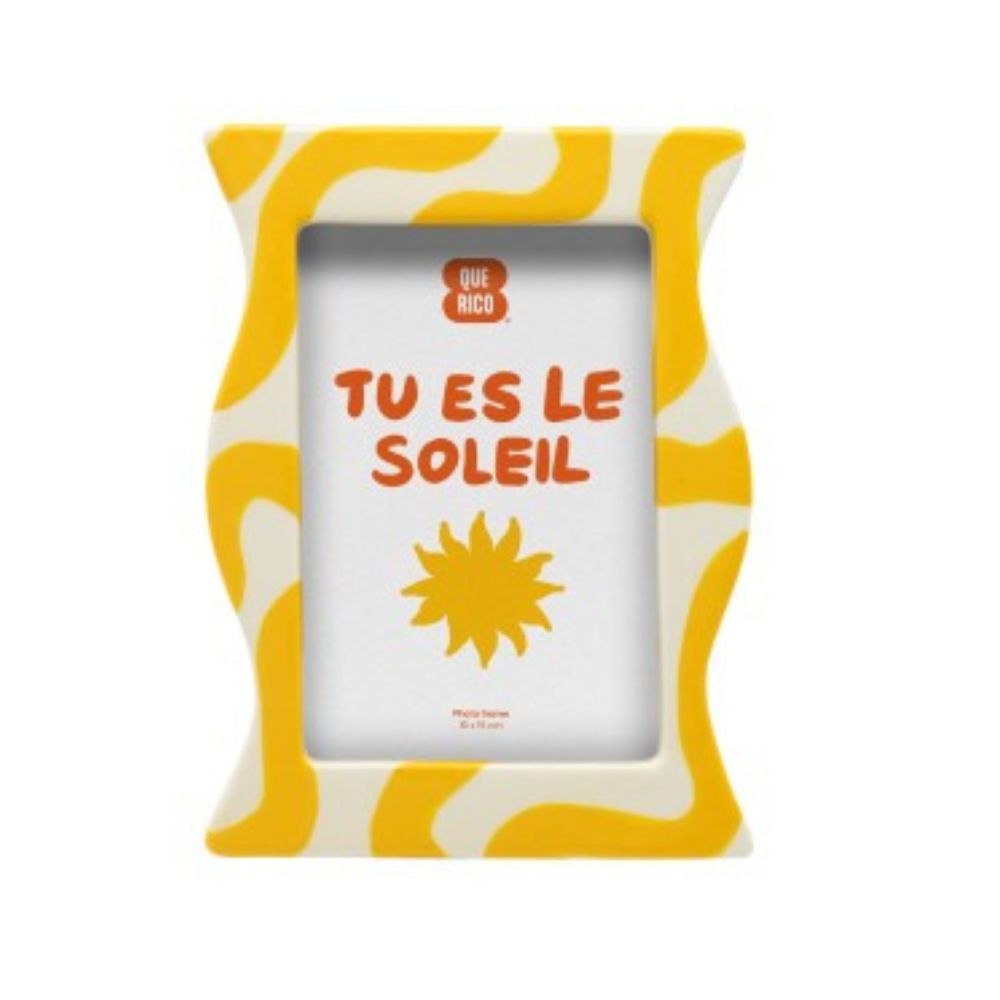 QUE RICO | Cadre Photo Francisco - JAUNE