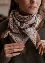 Bindi Atelier | Grand foulard indien - Edel Ambre