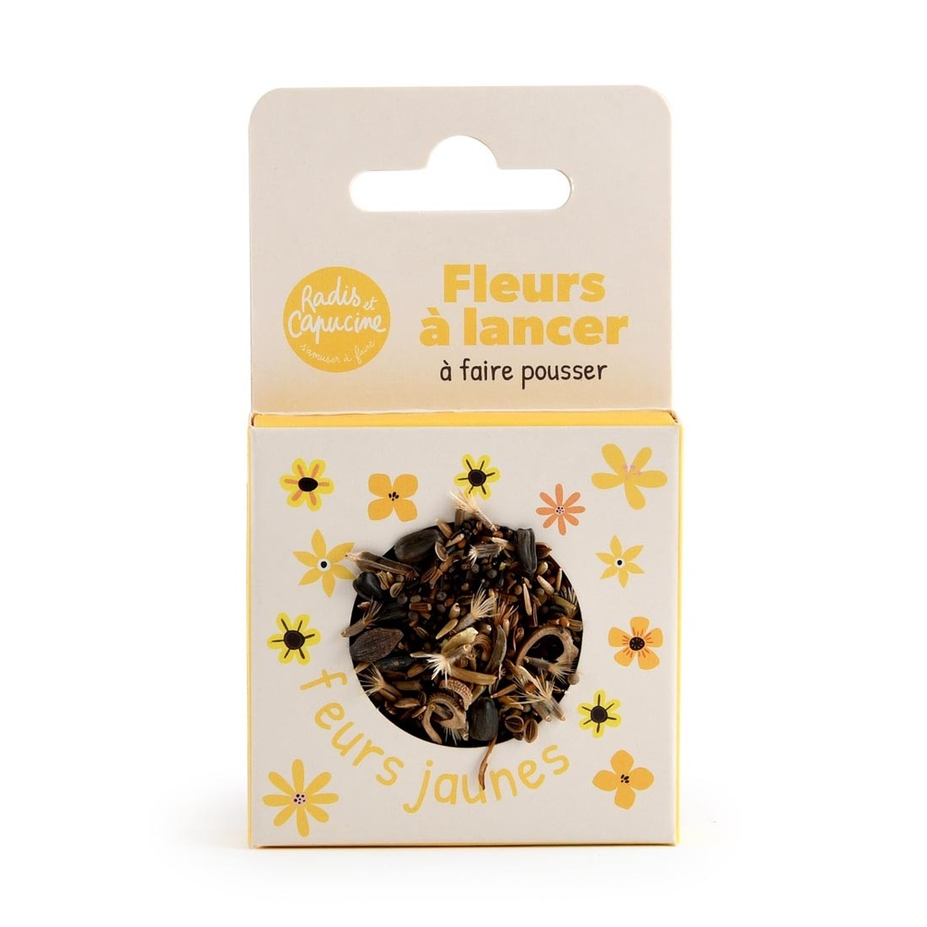 Radis et Capucine || Fleurs à lancer - Fleurs jaunes