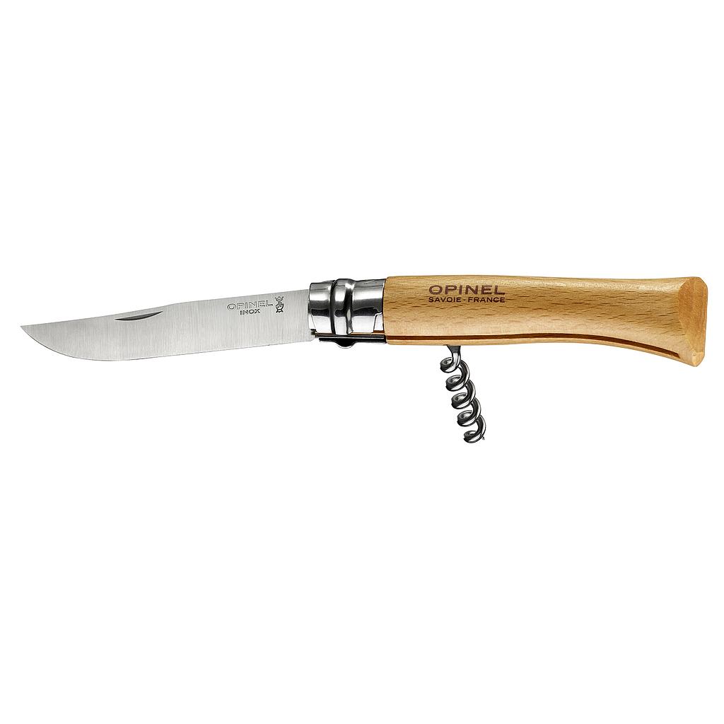 Opinel | Couteau Tire-Bouchon Décapsuleur N°10 - Naturel