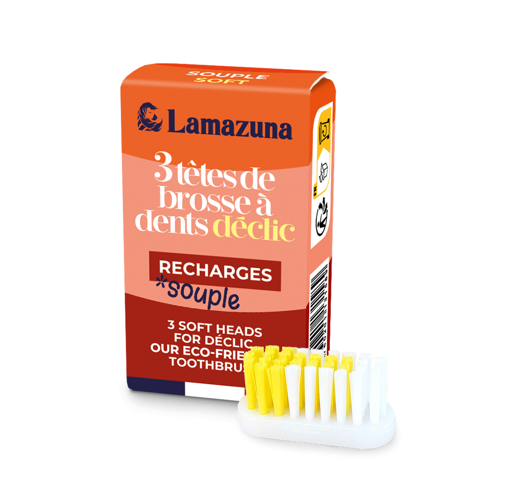 Lamazuna | Recharge de 3 têtes - Souple