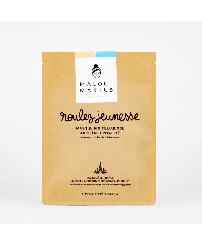 Malou &amp; Marius | Masque Bio Cellulose - Roulez jeunesse - Femme 