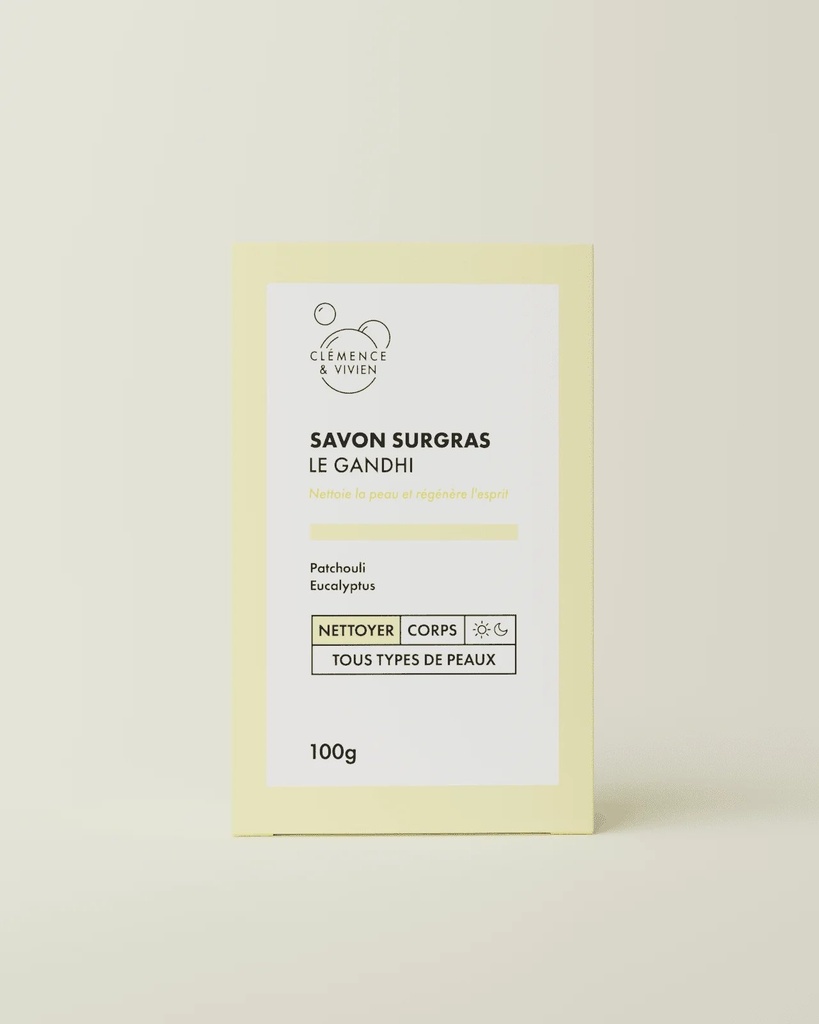 Clémence et Vivien || Savon à froid - Le Gandhi - 100g