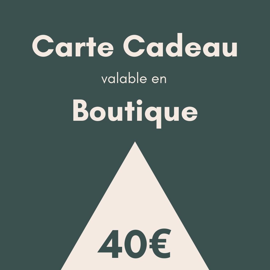 Bon Cadeau boutique 40€