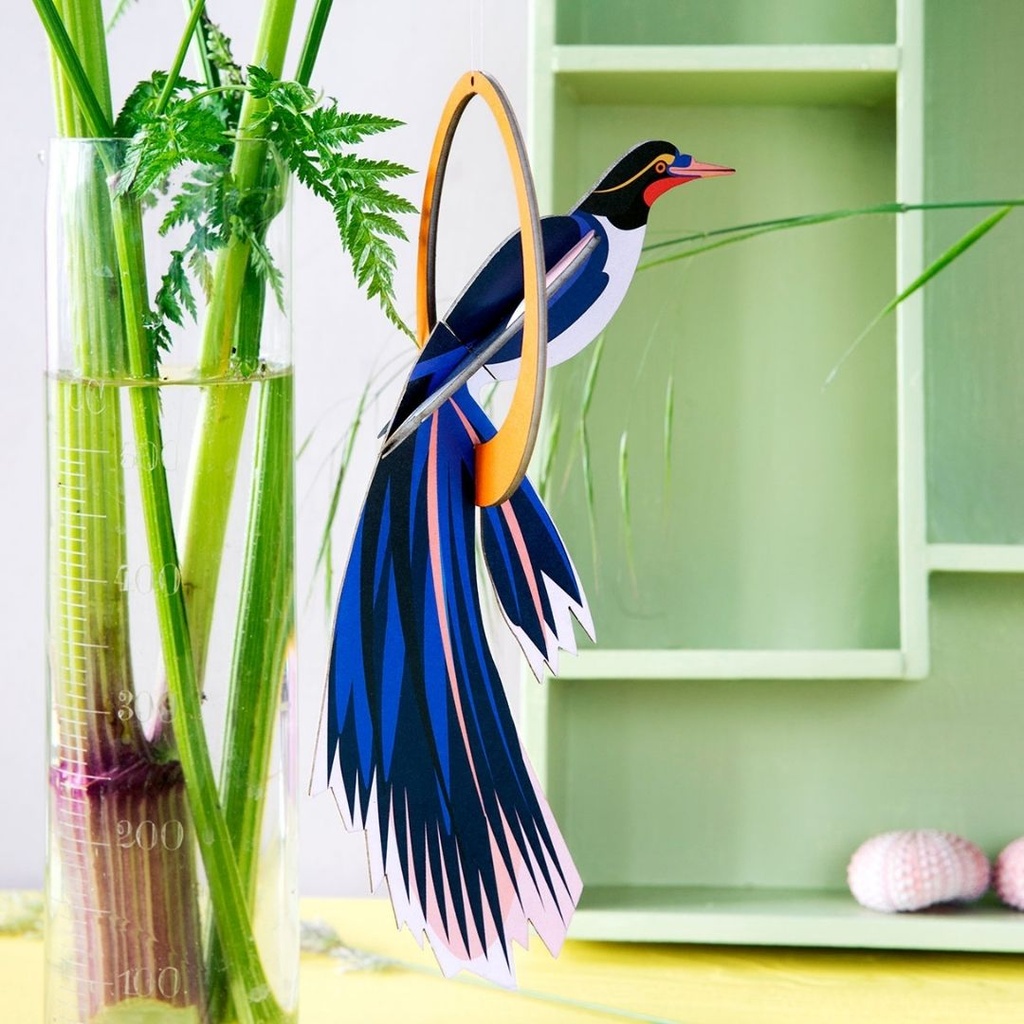 Studio Roof | Carte à offrir - Mobile Oiseau - Swinging Flores