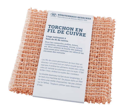 Bürstenhaus Redecker | Torchon fil de cuivre 