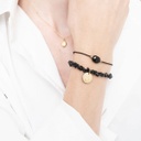 A Beautiful Story | Bracelet Gemstone - Black Onyx Gold