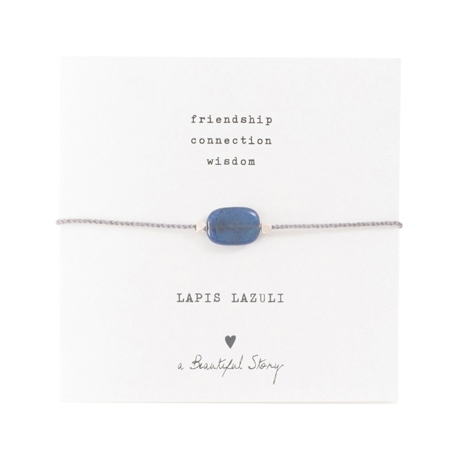 A Beautiful Story | Bracelet Gemstone - Lapis Lazuli Silver