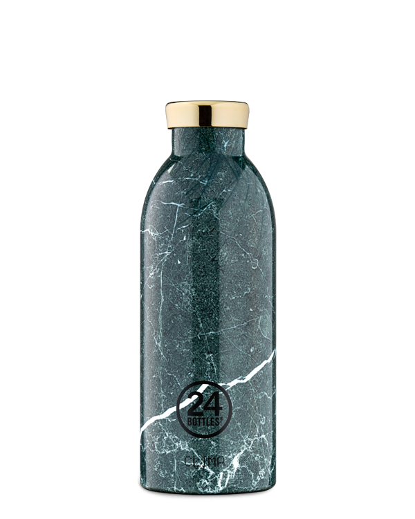 24 Bottles | Thermos Inox Clima Isotherme 500ml - Green Marble