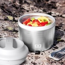 Mon Bento | MB Element - La lunch box Metallic Silver isotherme