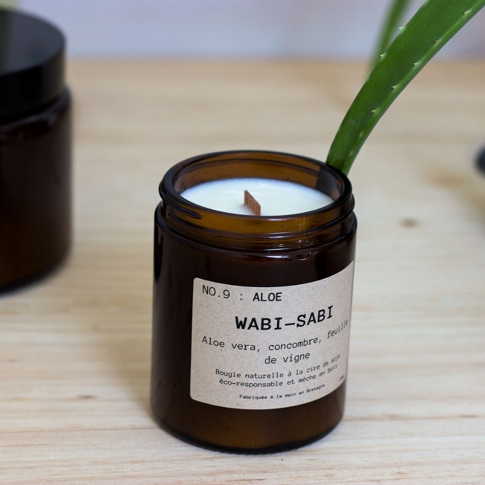 Wabi Sabi | Bougie NO.9 Aloe - M - 150g