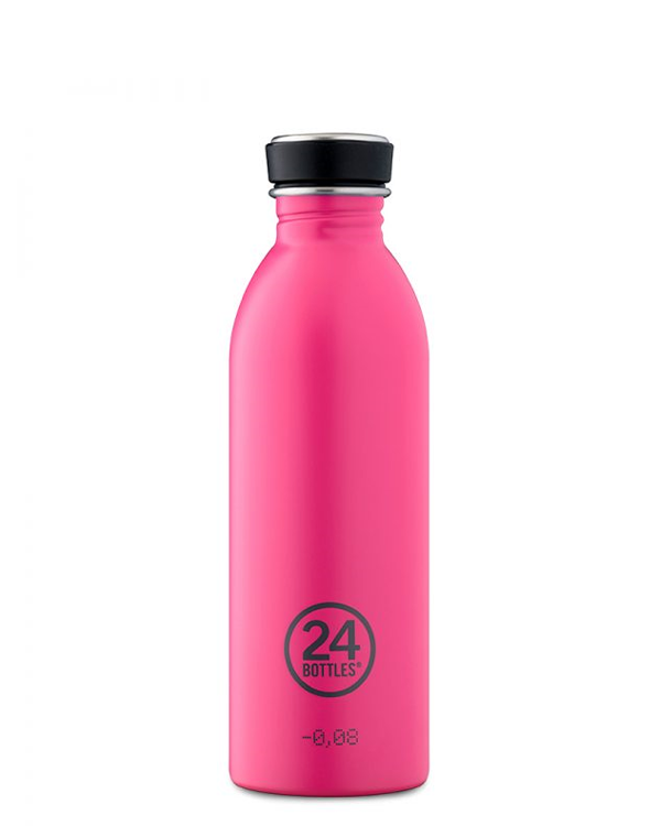 [24B-000676] 24 bottles | Gourde Inox Urban 500ml -  Passion Pink 