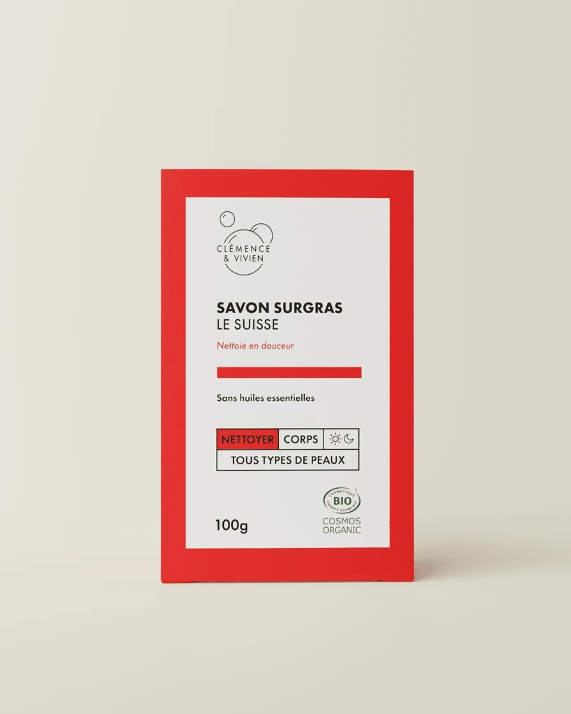 [CLE-SAVONSUISSE] Clémence et Vivien || Savon à froid - Le Suisse - 100g