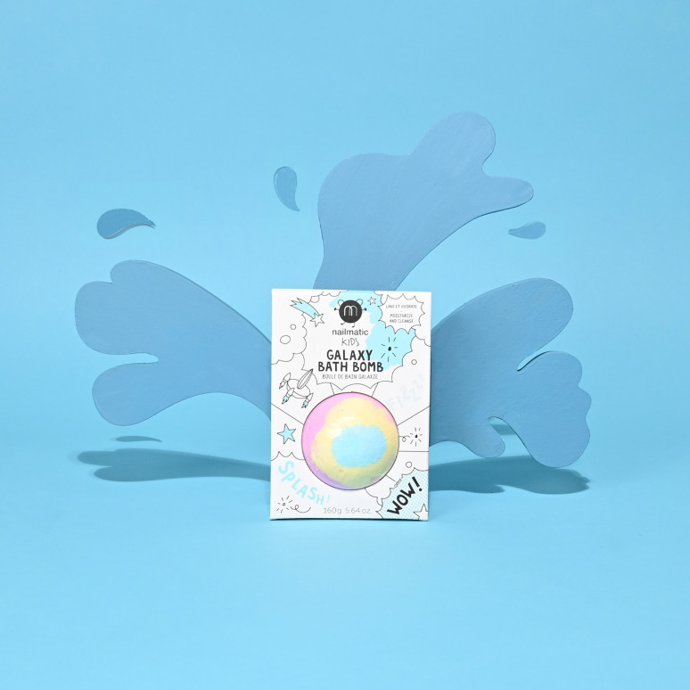 [NAI-701GALAXYB] Nailmatic I Boule de bain - Bleu Jaune Rose
