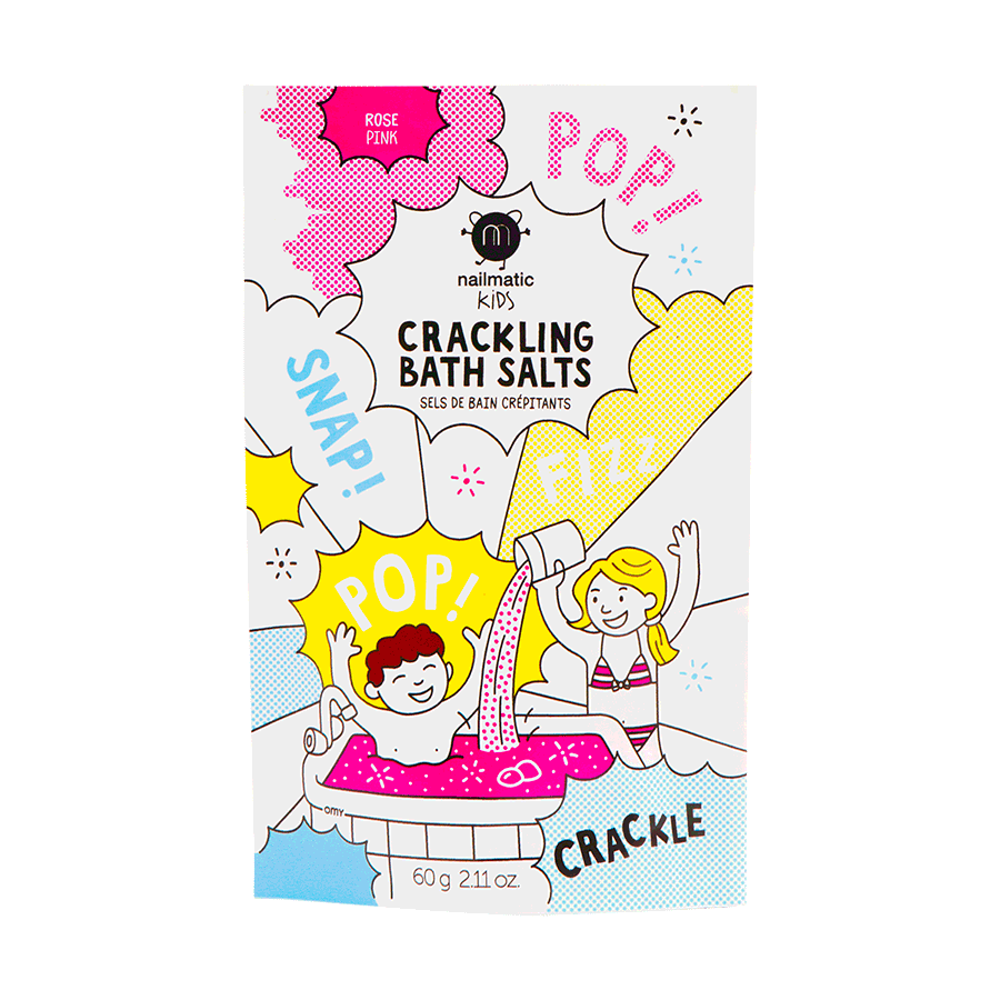 [NAI-731PINKCRACKLING] Nailmatic | Sel de bains crépitant - Rose