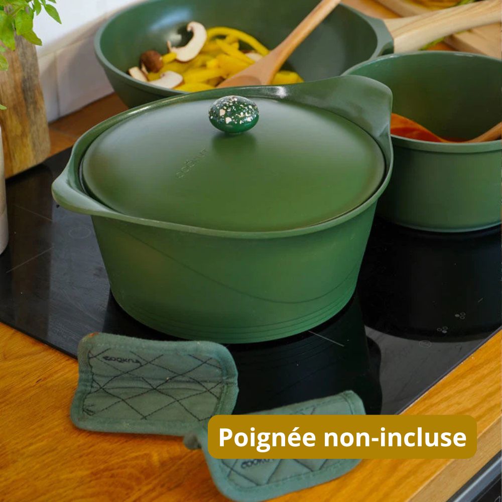 [COO-MJCVE] Cookut | Cocotte écologique 24 cm - Fougère