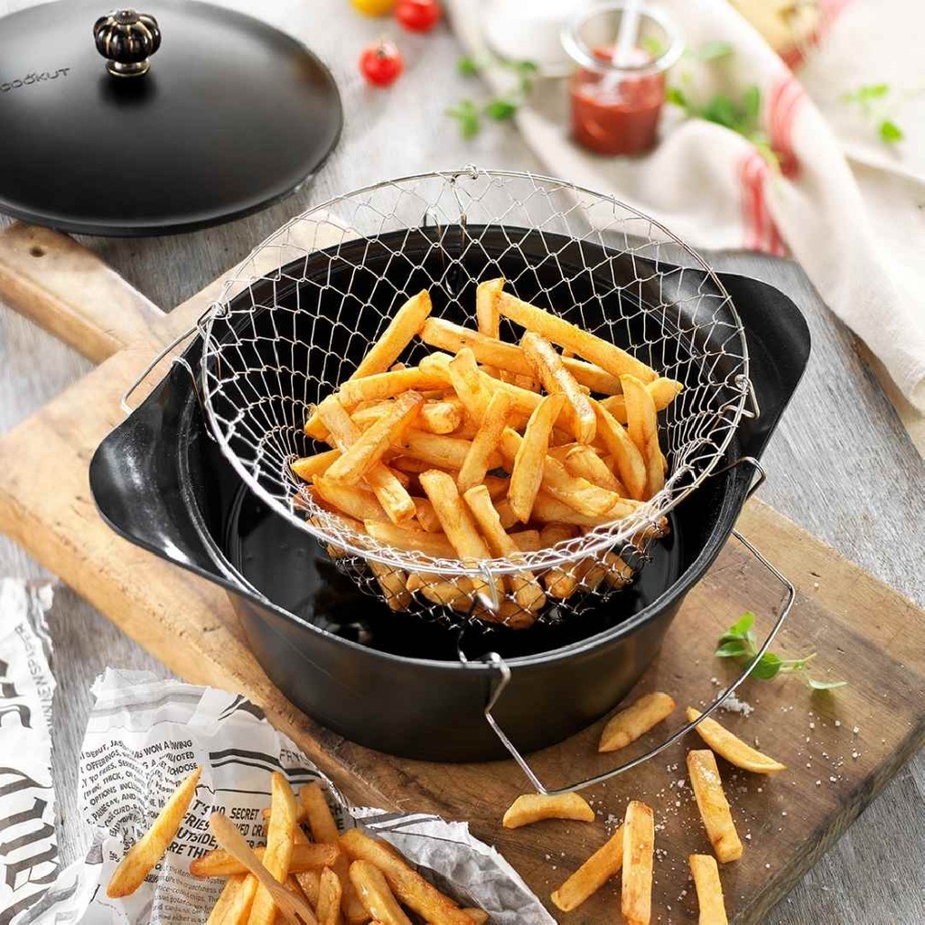 [COO-MJ28FRI] Cookut | Panier friture simple pour cocotte 28 cm