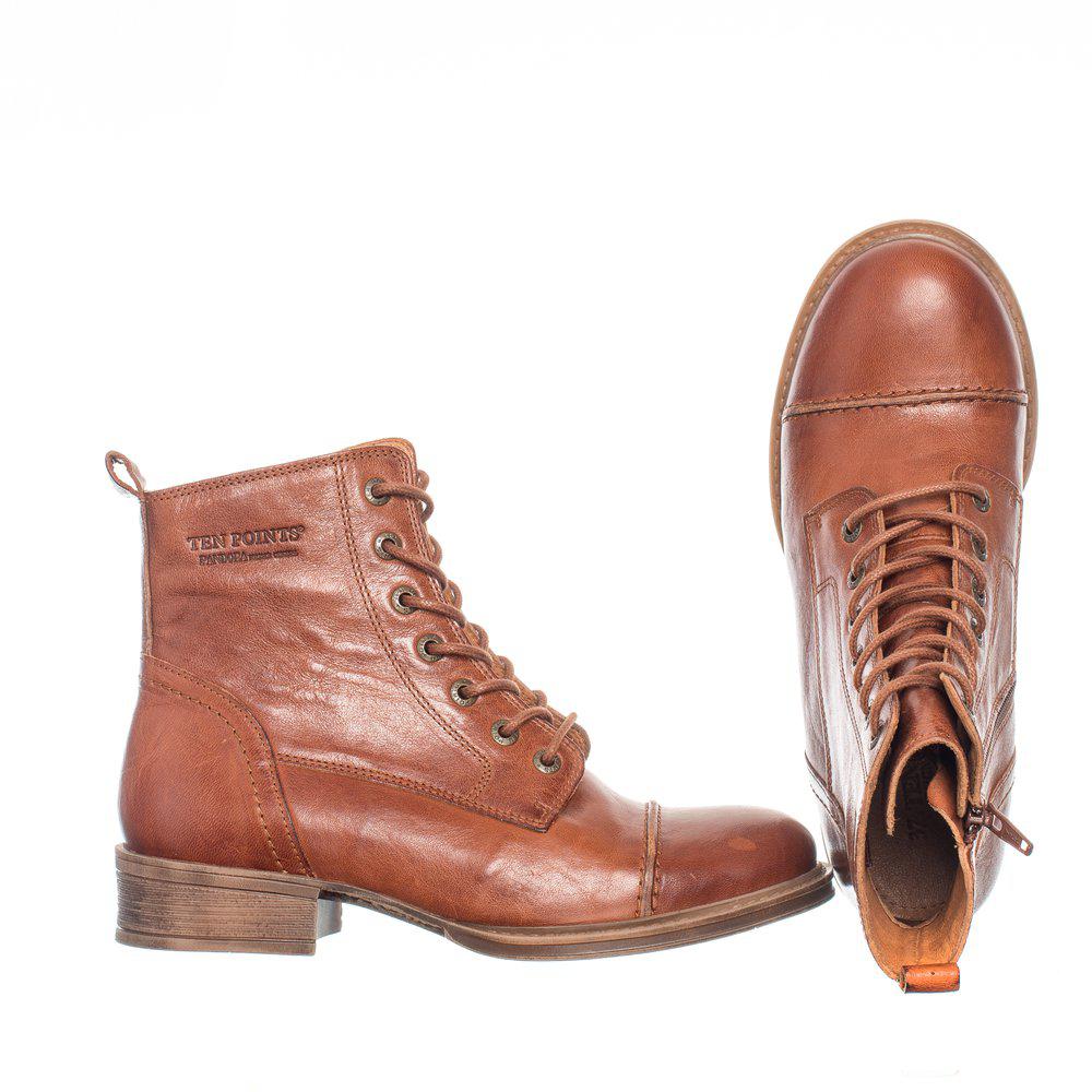 Ten Points | Bottines Pandora - Cognac