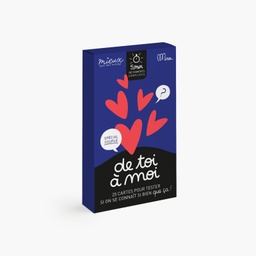 [MIN-5MN2108] Minus | Jeu de cartes De toi à moi - Spécial couple