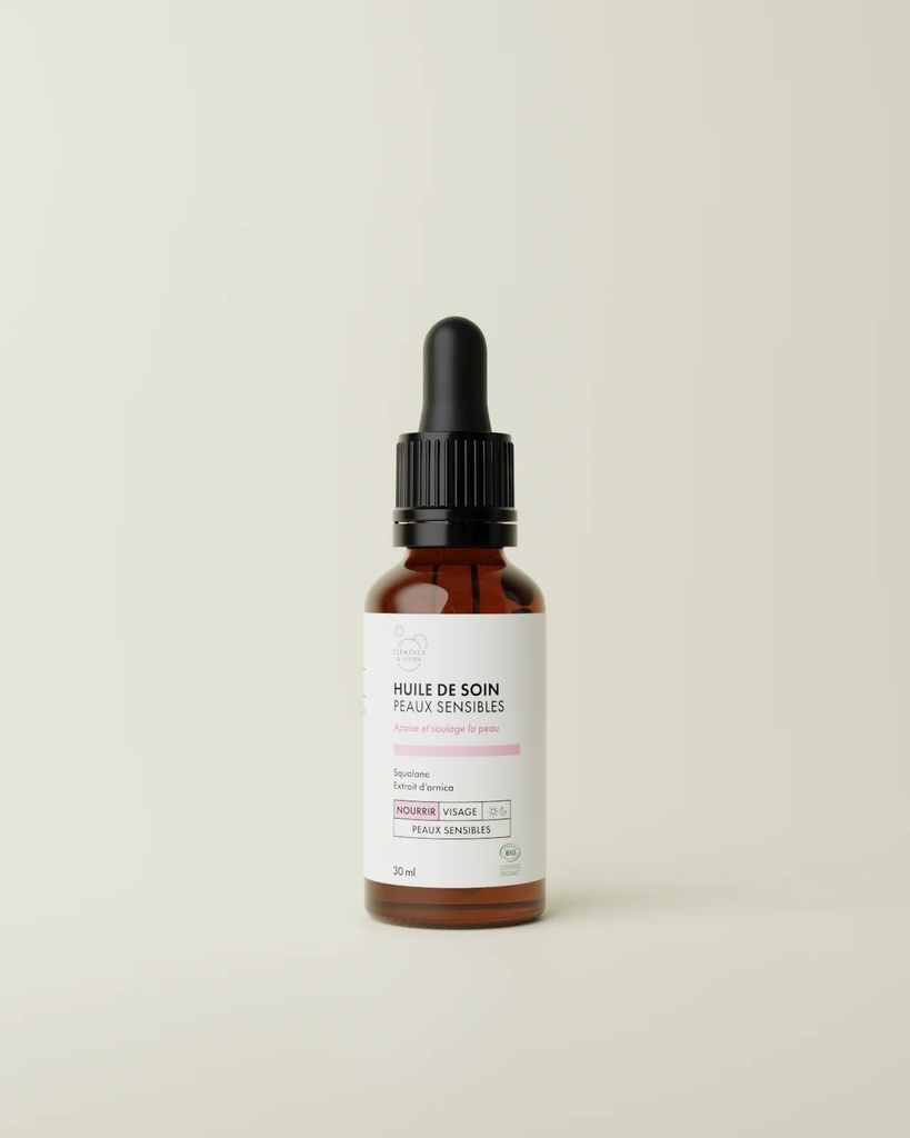 [CLE-HUILE-SOIN-PEAUX-SENSIBLES] Clémence et Vivien || Huile de Soin Peaux Sensibles - 30ml