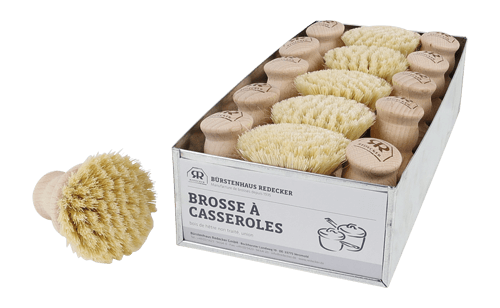 [BUR-322502] Bürstenhaus Redecker | Brosse à casseroles en  fibre