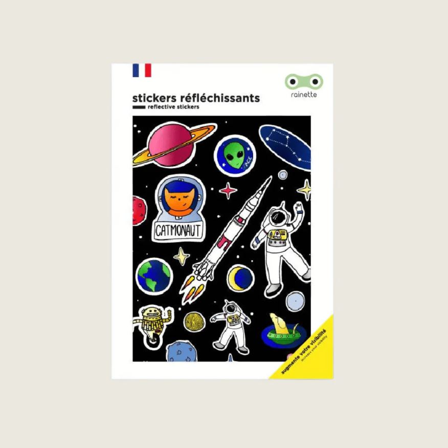 [RAI-STI-ESP] Rainette | Stickers réfléchissants - Espace
