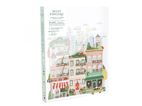 [LPE-350021] La Petite Epicerie | Coffret peinture au numéro - New York par Hoglet and co