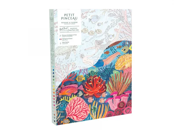 [LPE-350024] La Petite Epicerie | Coffret peinture au numéro - Coral reef par Miranda Sofroniou