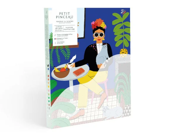 [LPE-350030] La Petite Epicerie | Coffret peinture au numéro - La fille aux chats