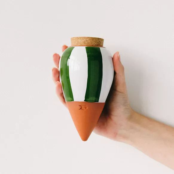 [PEP-OLL-RDGNWH] Pepin | Olla - Rayée vert et blanc