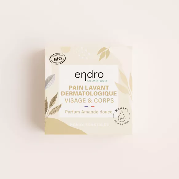 [END-PAIN13] Endro | Pain dermatologique visage &amp; corps à l'amande douce