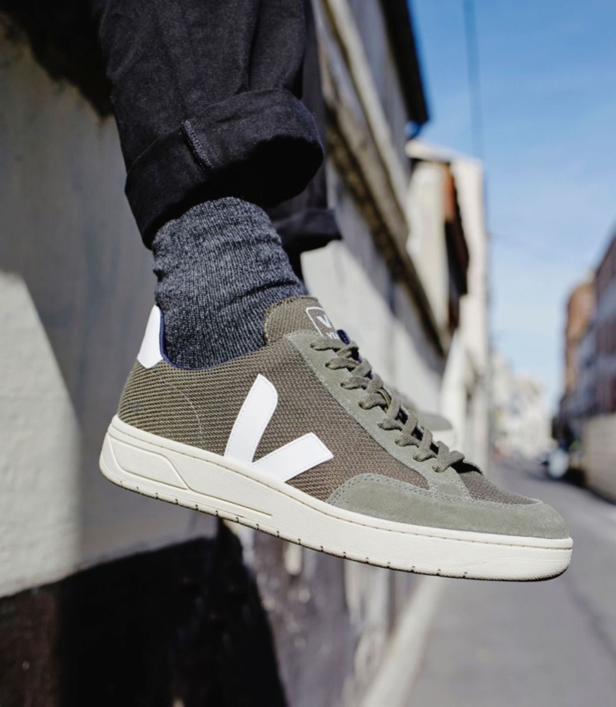 VEJA | Baskets V-12 B-Mesh - Olive White