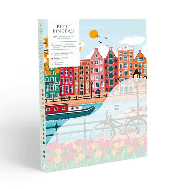 [LPE-350027] La Petite Epicerie | Coffret peinture au numéro - Amsterdam par Nidhi Kachhadiya