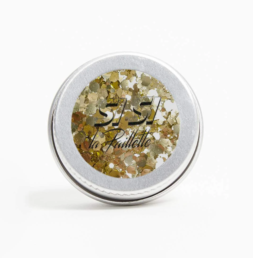 [SIP-PA0106008] Si si la paillette | Paillettes biodégradables -  5ml - Parachute Dorée