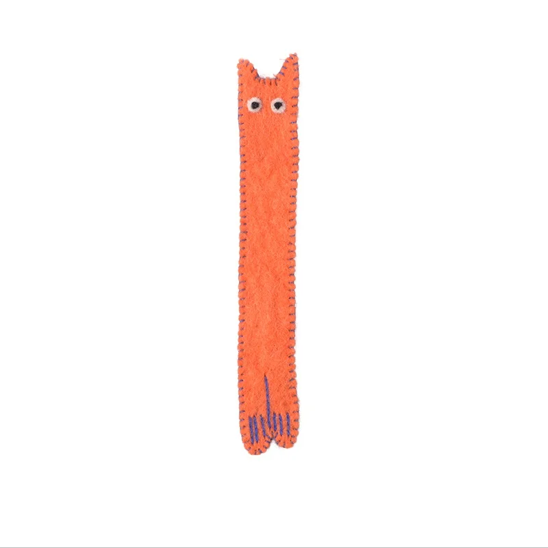 [AVE-2319] Aveva Design | Marque page en laine bouillie The Curious - Coral