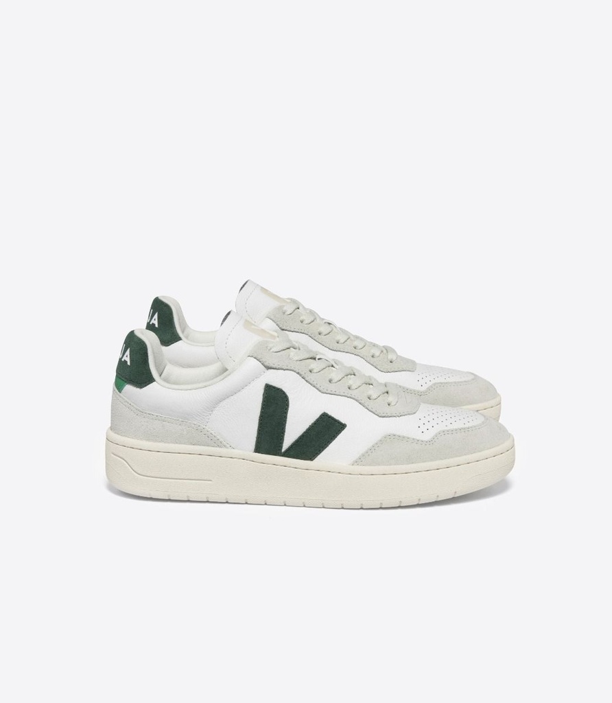 Veja | Baskets V-90 Leather Extra White Cyprus - Homme