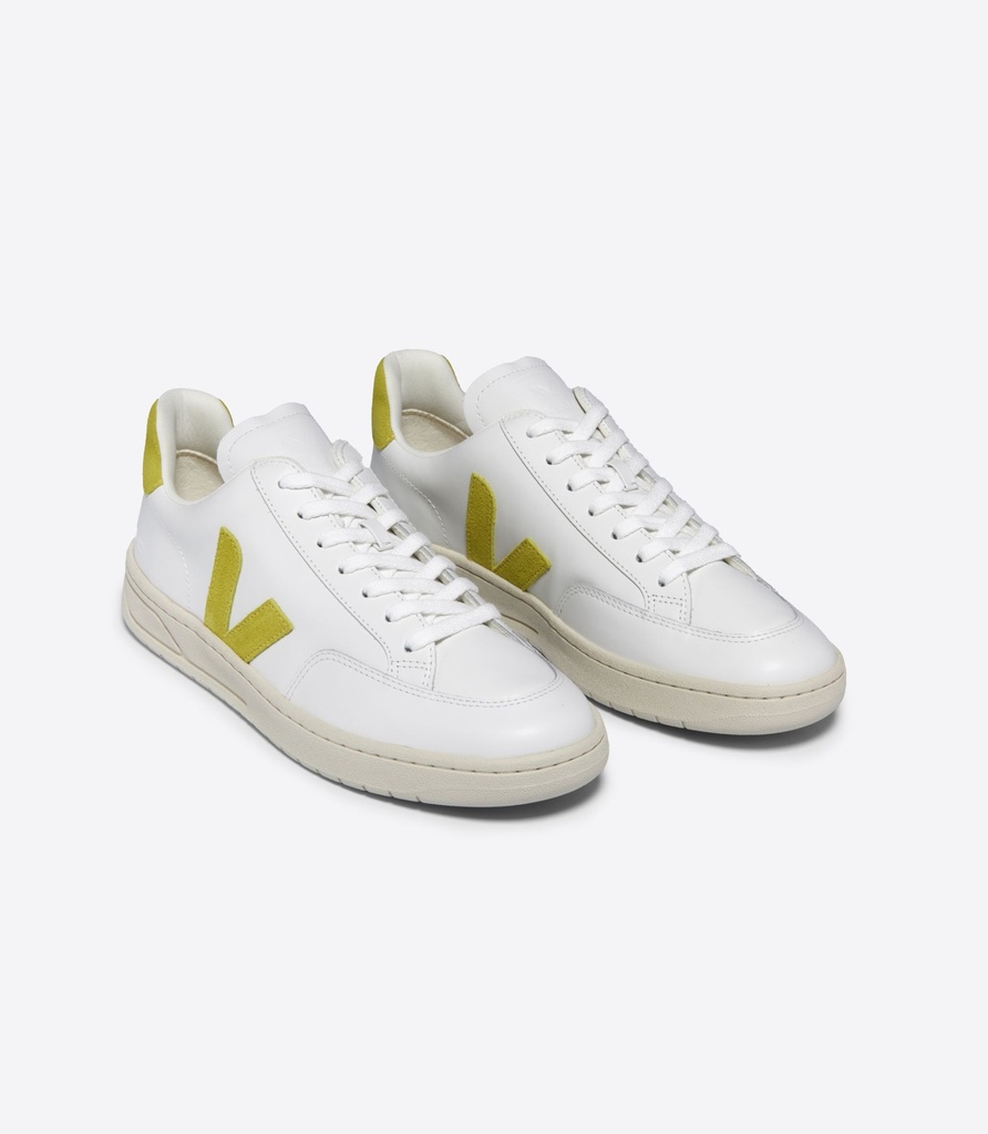 VEJA | Baskets V-12 Leather Extra White Liquor - Femme