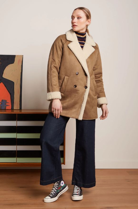 KING LOUIE | Manteau vegan Amelie Lammy - Sulphur Yellow