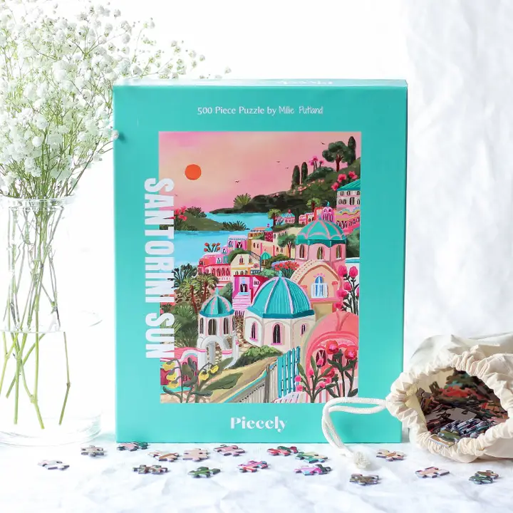 [PIE-PPMPSS5H] PIECELY | Puzzle Puzzle Santorini Sun 500 Pièces 