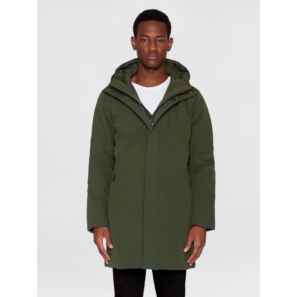 Knowledge Cotton Apparel | Manteau Climate Shell - Forrest Night