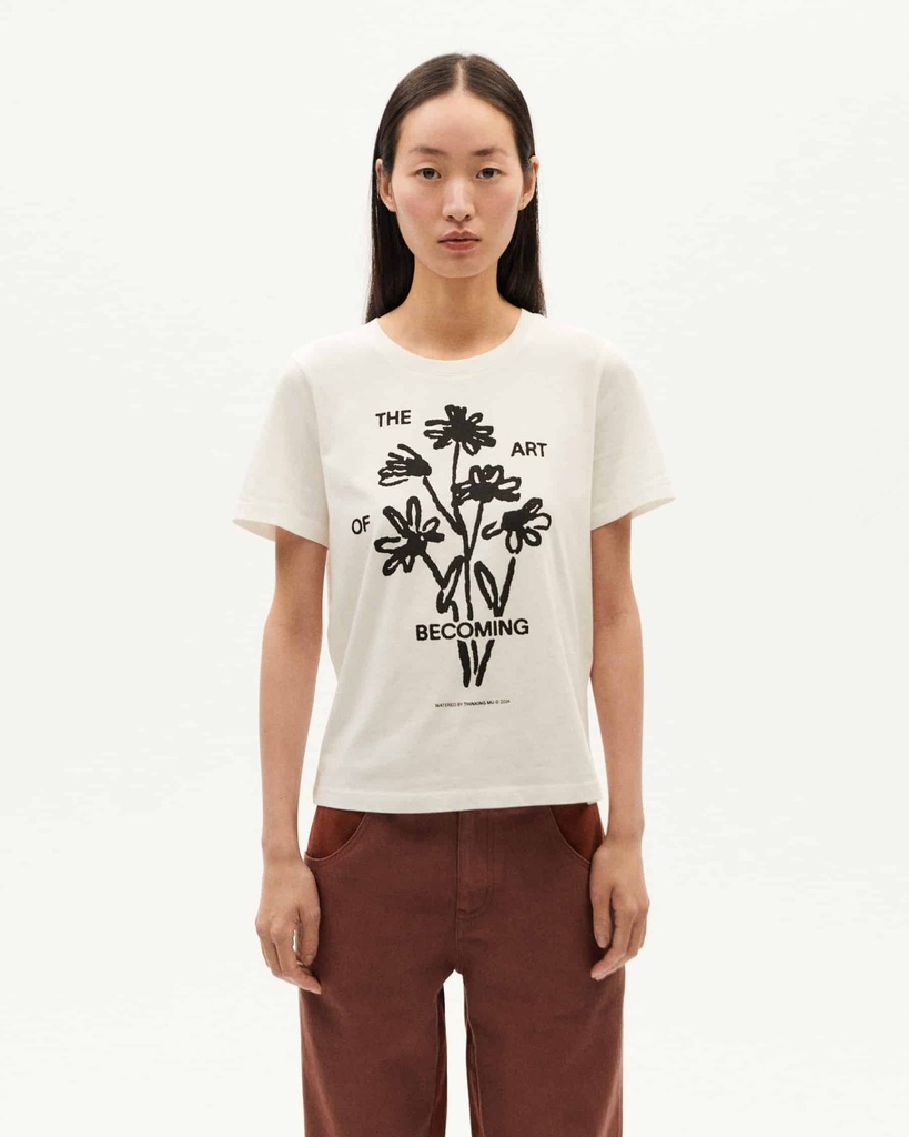 Thinking Mu | T-shirt Ida Becoming - White