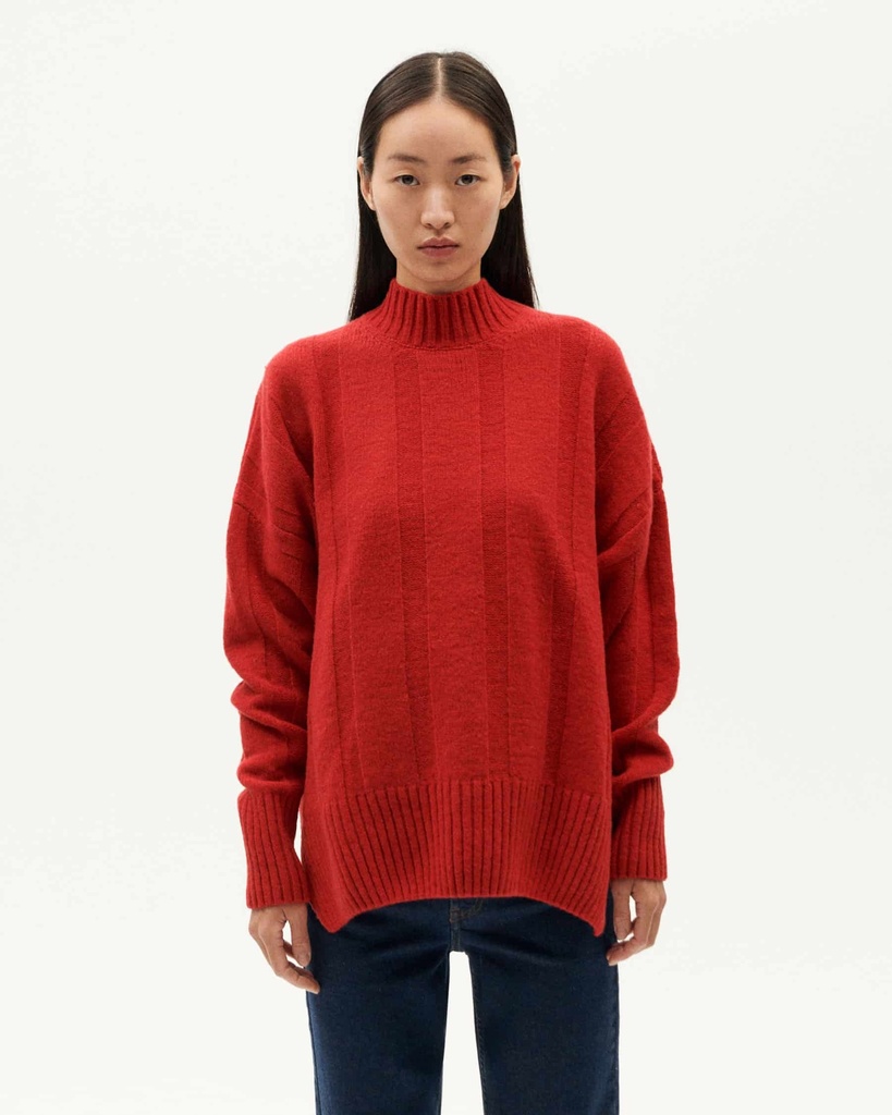 Thinking Mu | Pull Carol Knitted - Red