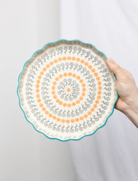 [TRQ-POR672] Tranquillo | Quiche dish FLORAL
