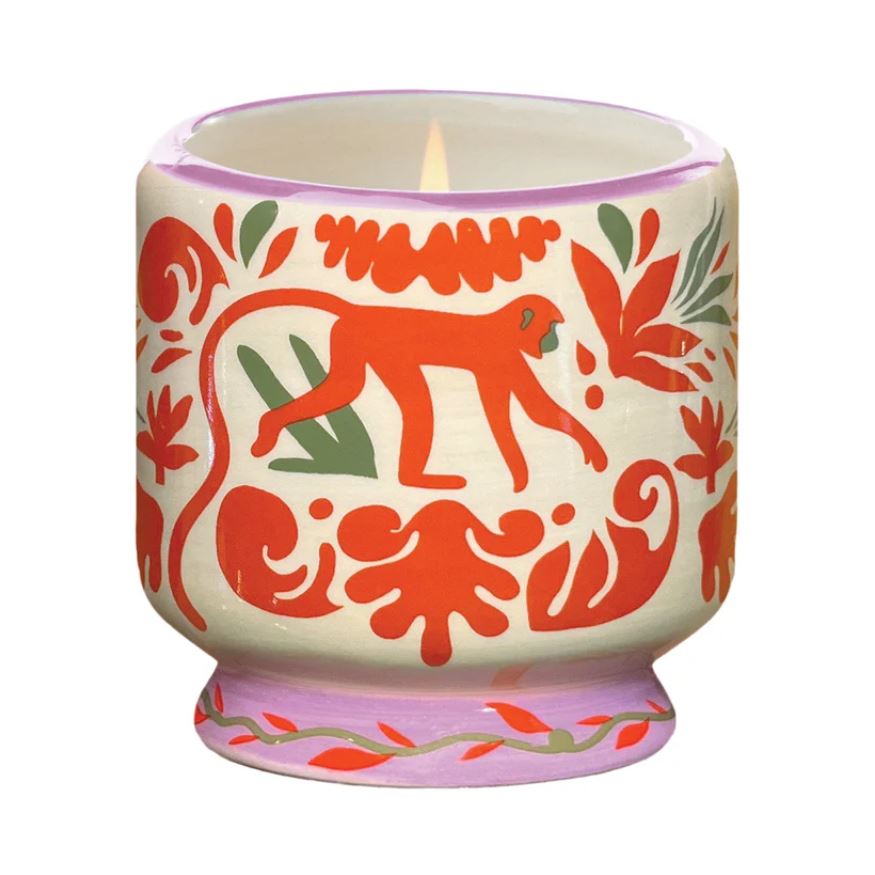 [DES-AD0809EU] DESIGNWORKS COLLECTIVE | Bougie parfumée avec récipient en céramique - Coco, patchouli et ambre