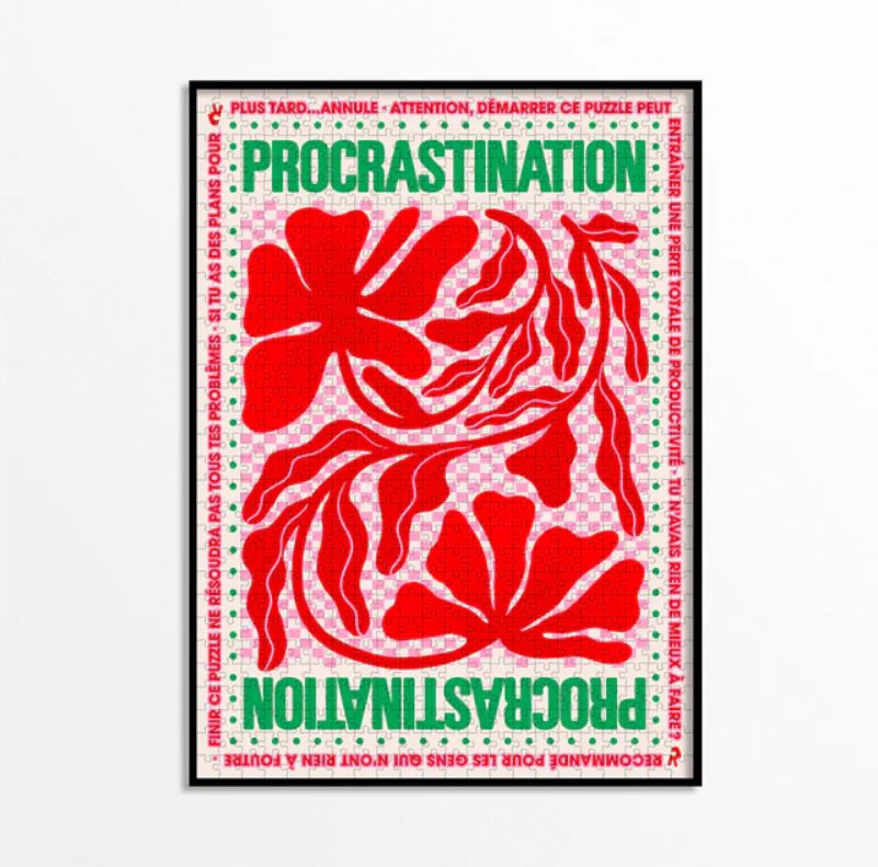 [PAL-1000PPRO] Piece &amp; Love | Puzzle 1000 pièces - Procrastination