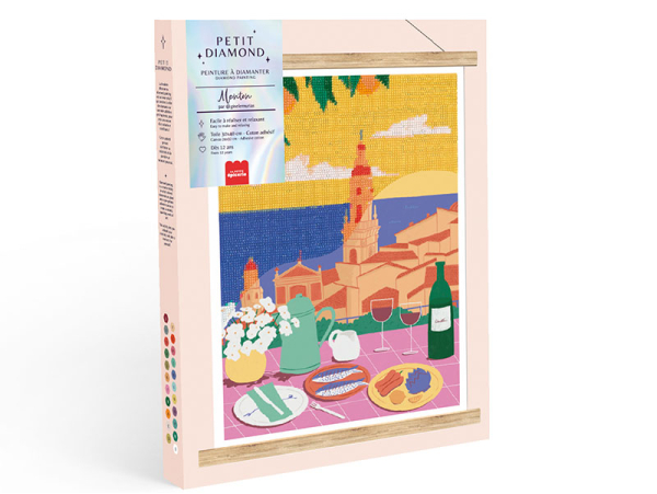 [LPE-352001] La Petite Epicerie | Coffret Petit Diamond - Diamond Painting Menton par Gisele Murias