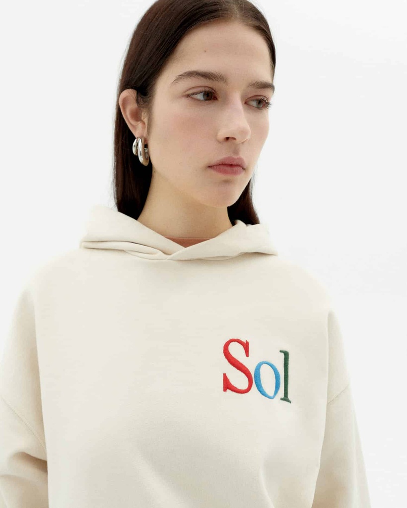 THINKING MU | Sweatshirt Sol Type Valera - White